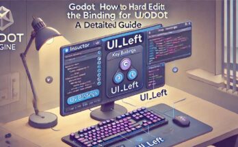 Godot How to Hard Edit the Binding for UI_Left