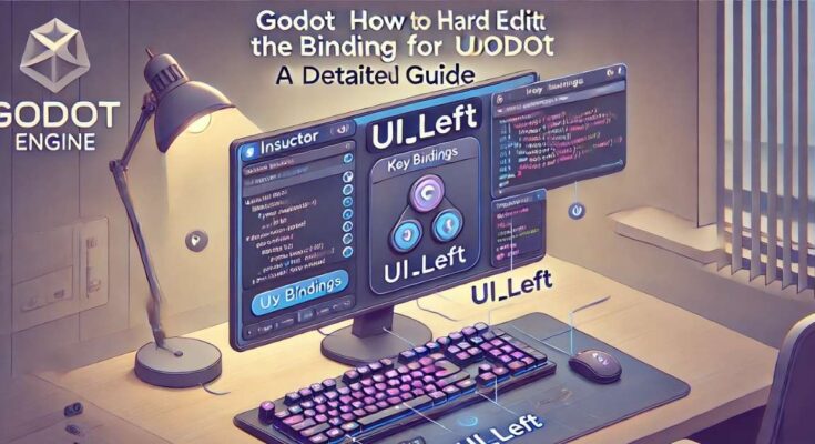 Godot How to Hard Edit the Binding for UI_Left