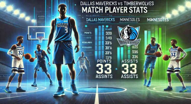 Dallas Mavericks vs Timberwolves Match Player Stats